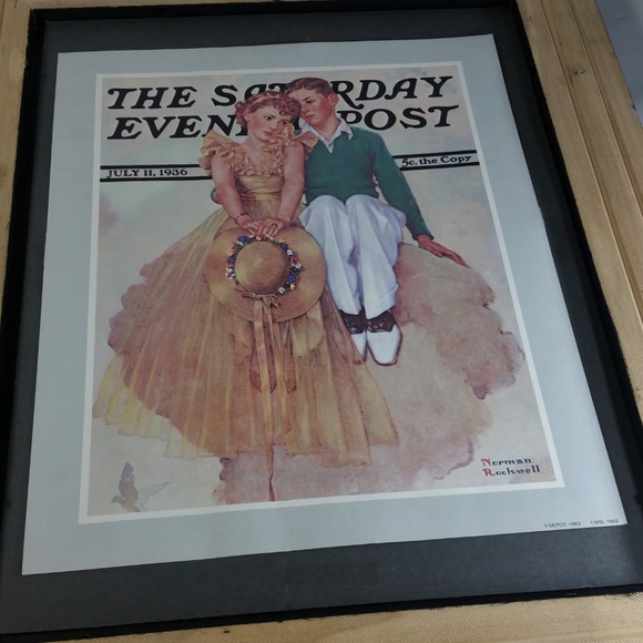On Top Of The World Rockwell Repro Framed Print - Picture 2 of 6